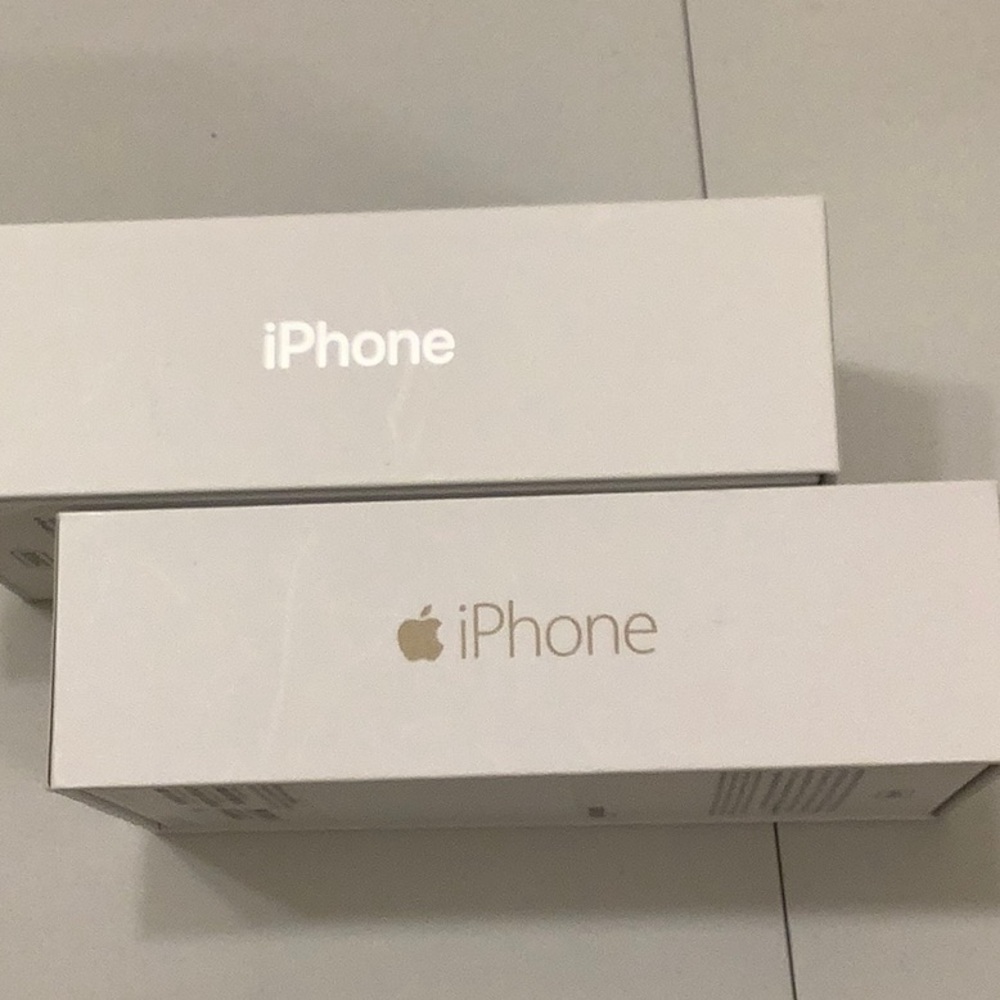 BOXES ONLY!Apple iPhone White and Gold Premium Cell Phone